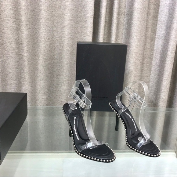 Alexander Wang Shoes - Alexander Wang Clear and Black Heels
